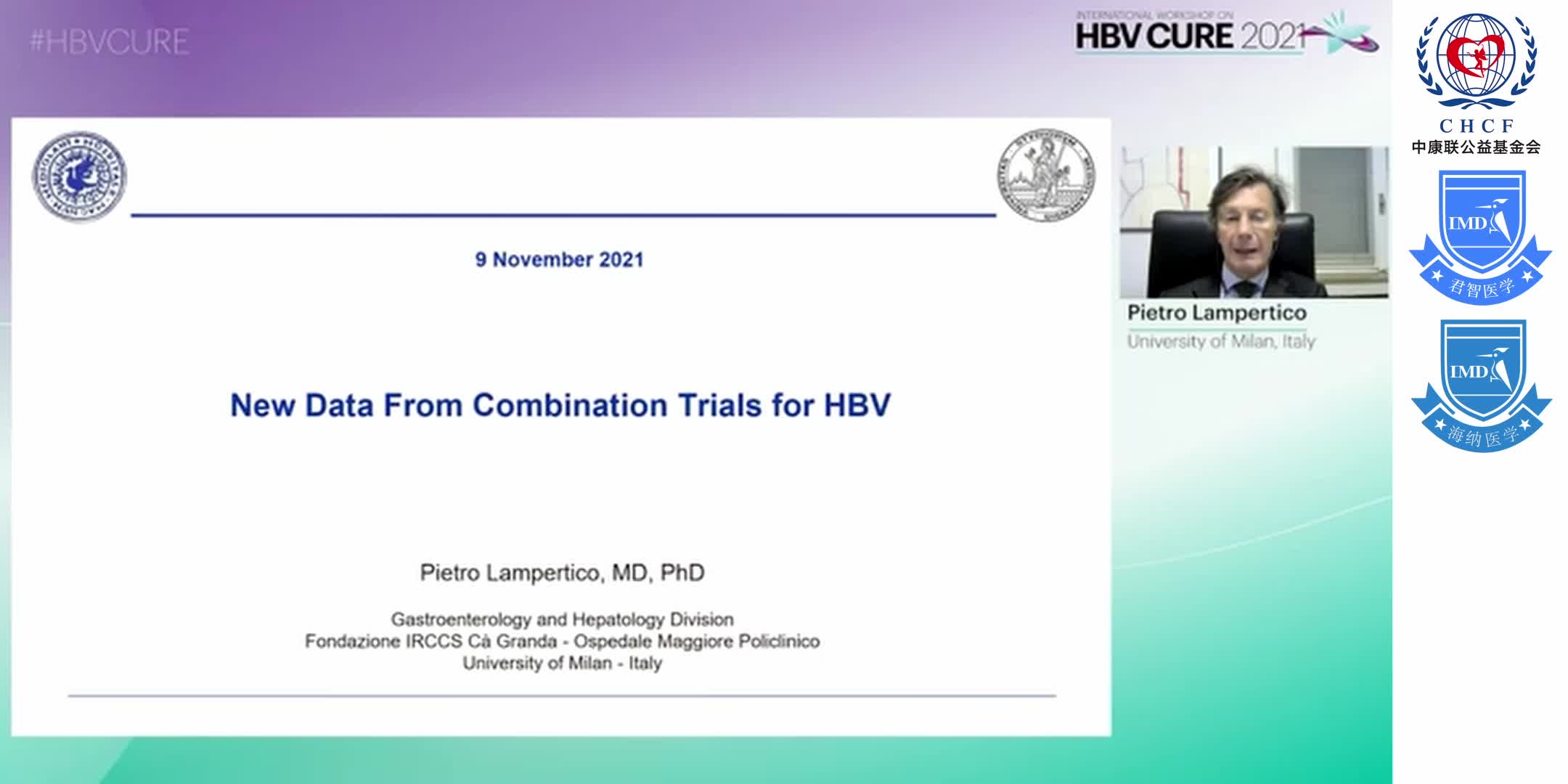 New Data From Combination Trials for Chronic Hepatitis B - Pietro Lampertico, MD, PhD 1-1