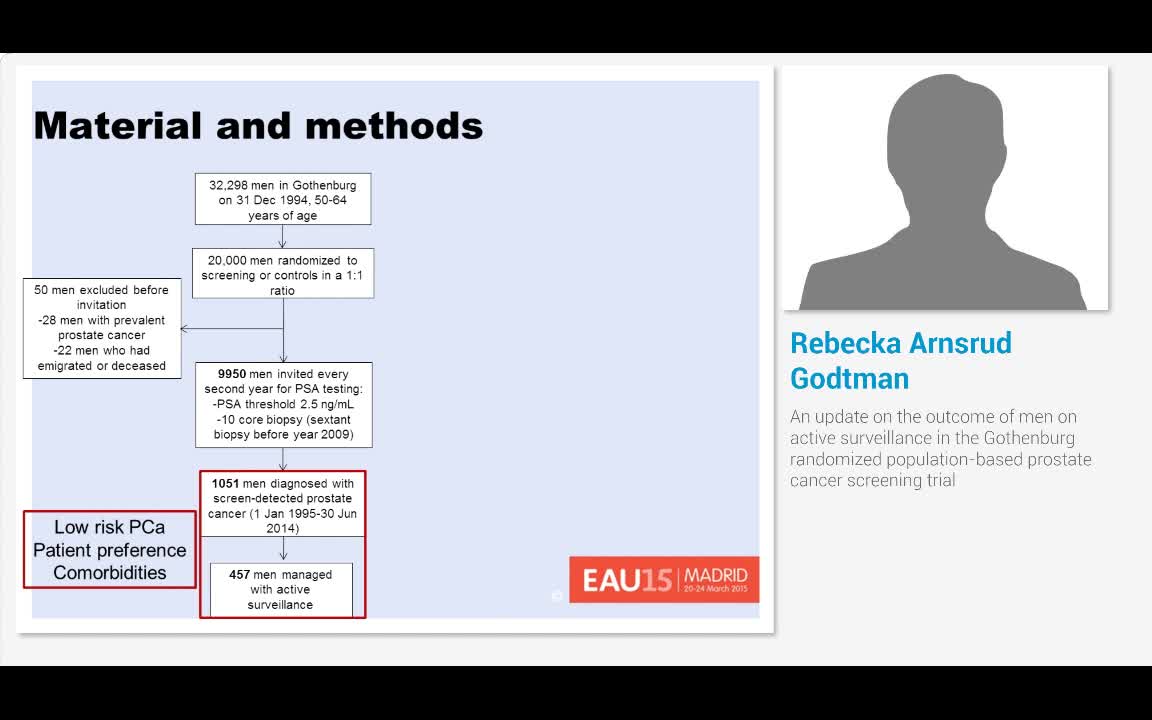 An update on the outcome of men on active surveillance in..-