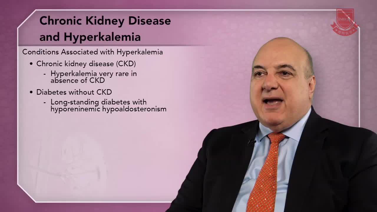 慢性肾病（包括糖尿病）患者的高钾血症