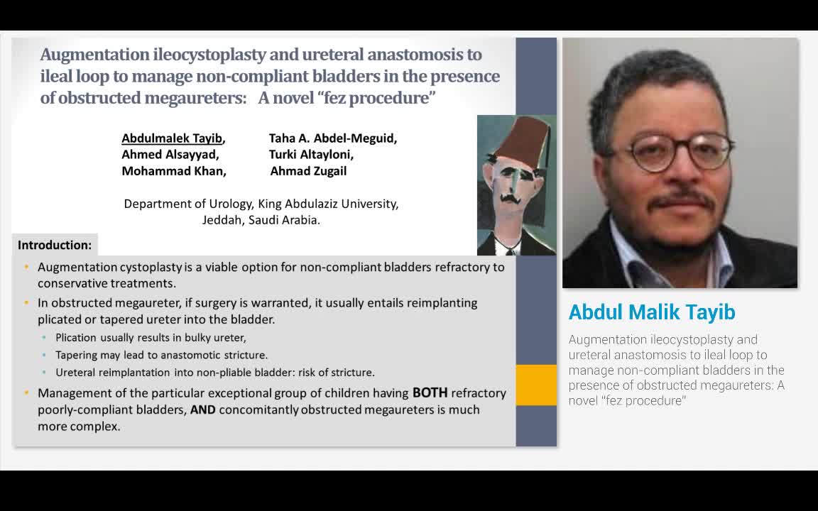 Augmentation ileocystoplasty and ureteral anastomosis to ..-