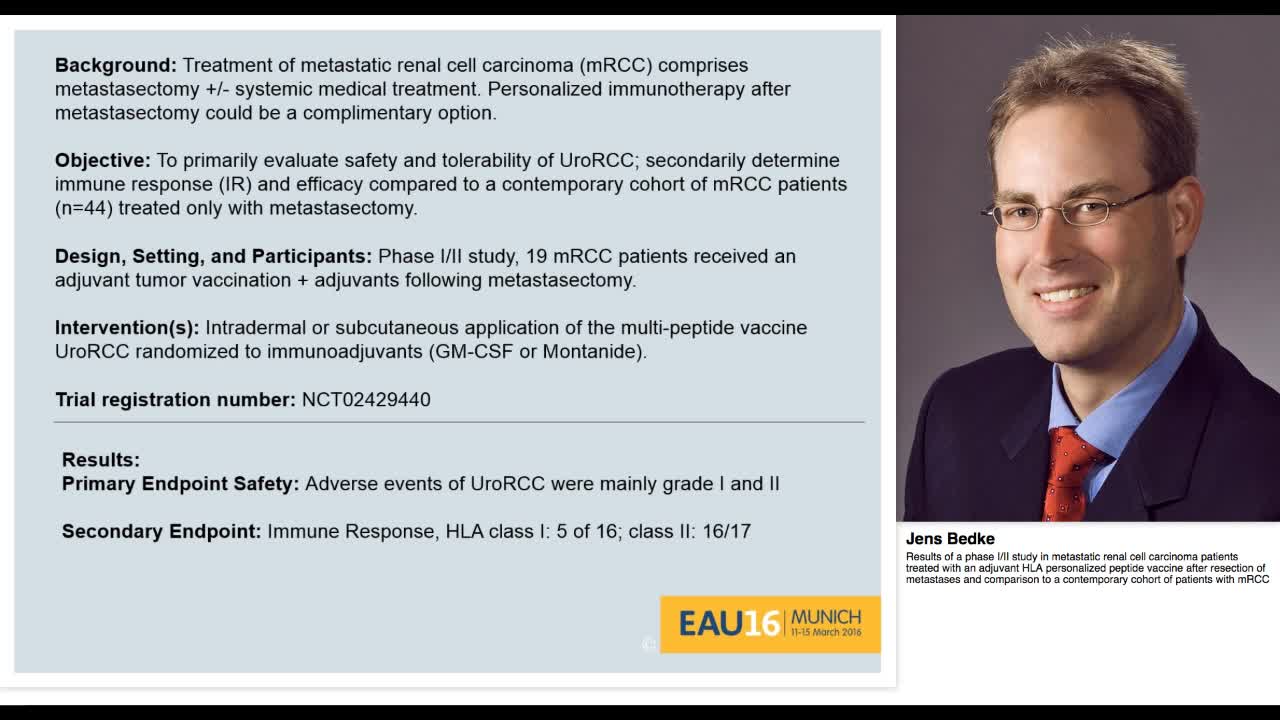 Results of a phase I-II study in metastatic renal cell ca-