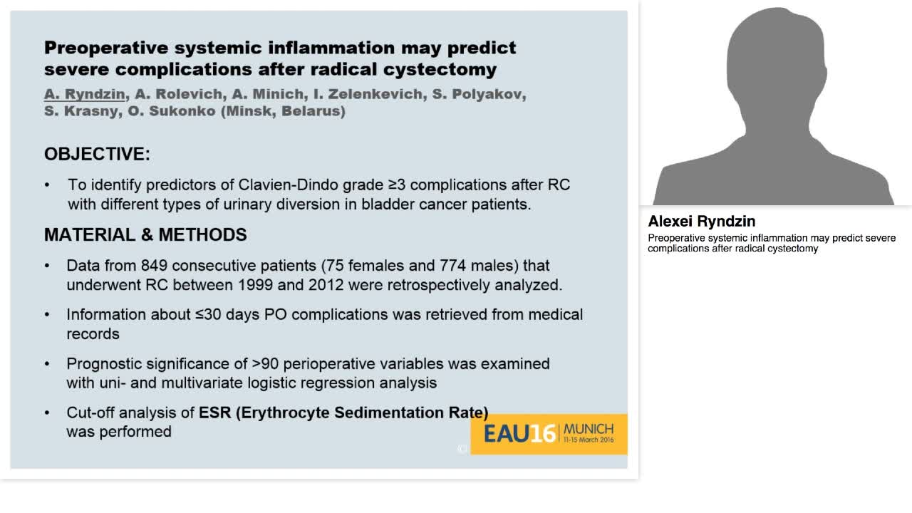 Preoperative systemic inflammation may predict severe com-