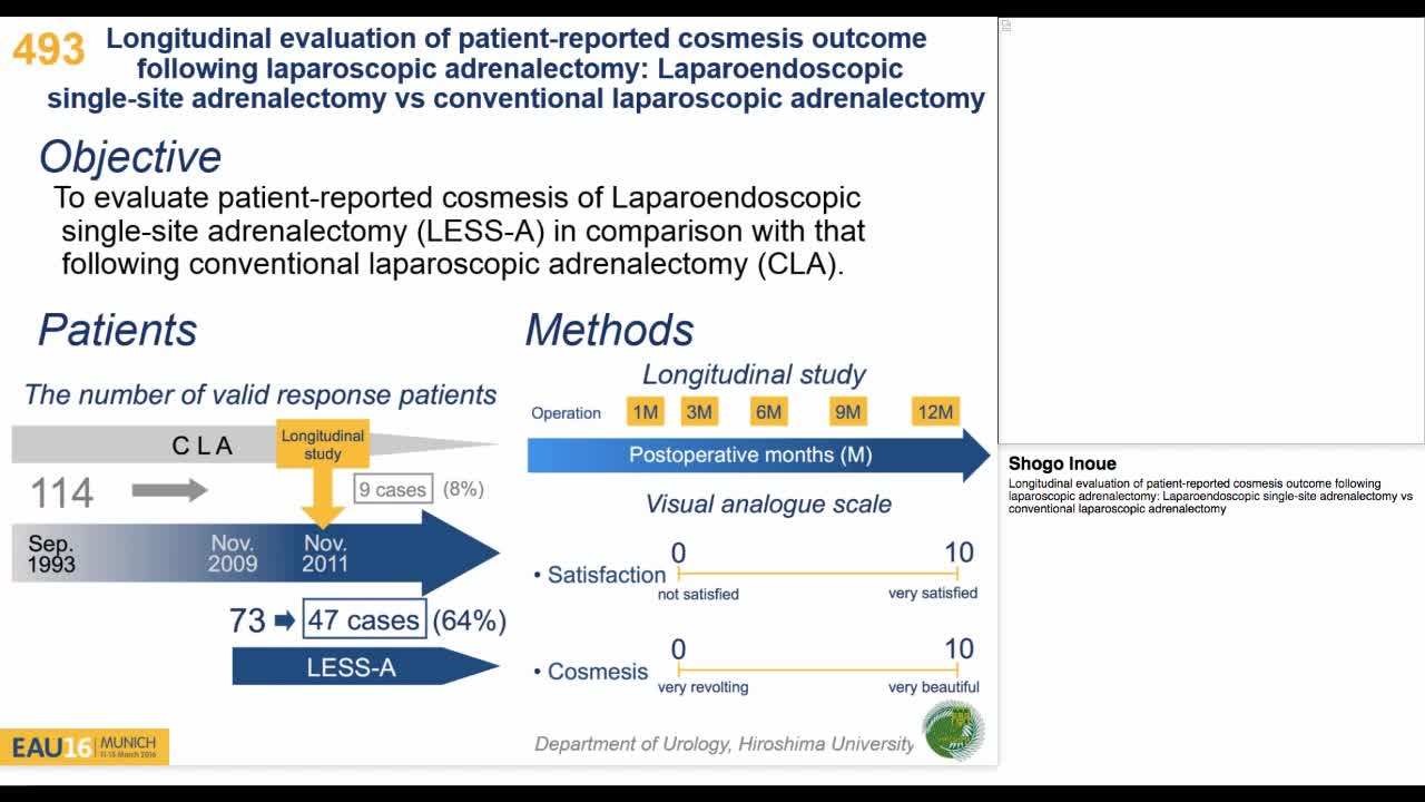 Longitudinal evaluation of patient-reported cosmesis outc-