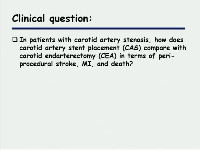 Can CREST Procedural Results be Reproduced in General Practice in Post CREST Era Analysis of National Surgical Quality Improveme