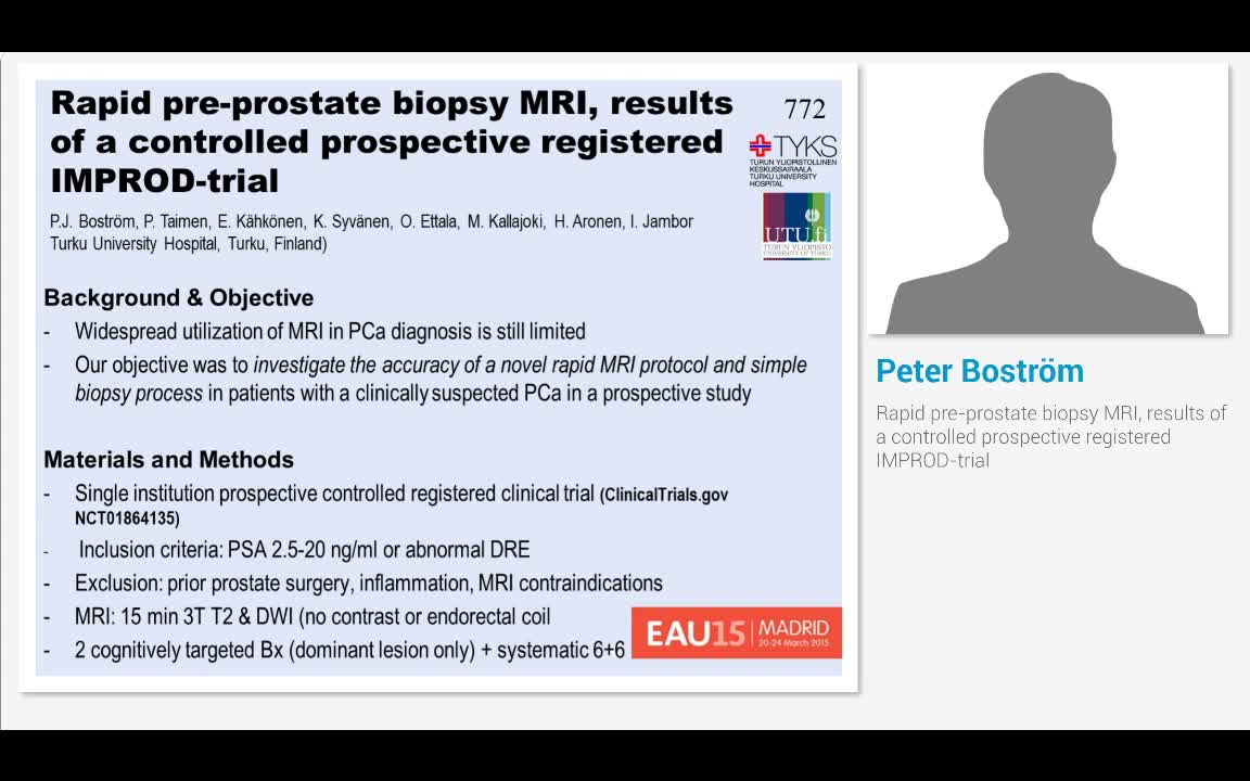 Rapid pre-prostate biopsy MRI, results of a controlled pr..-