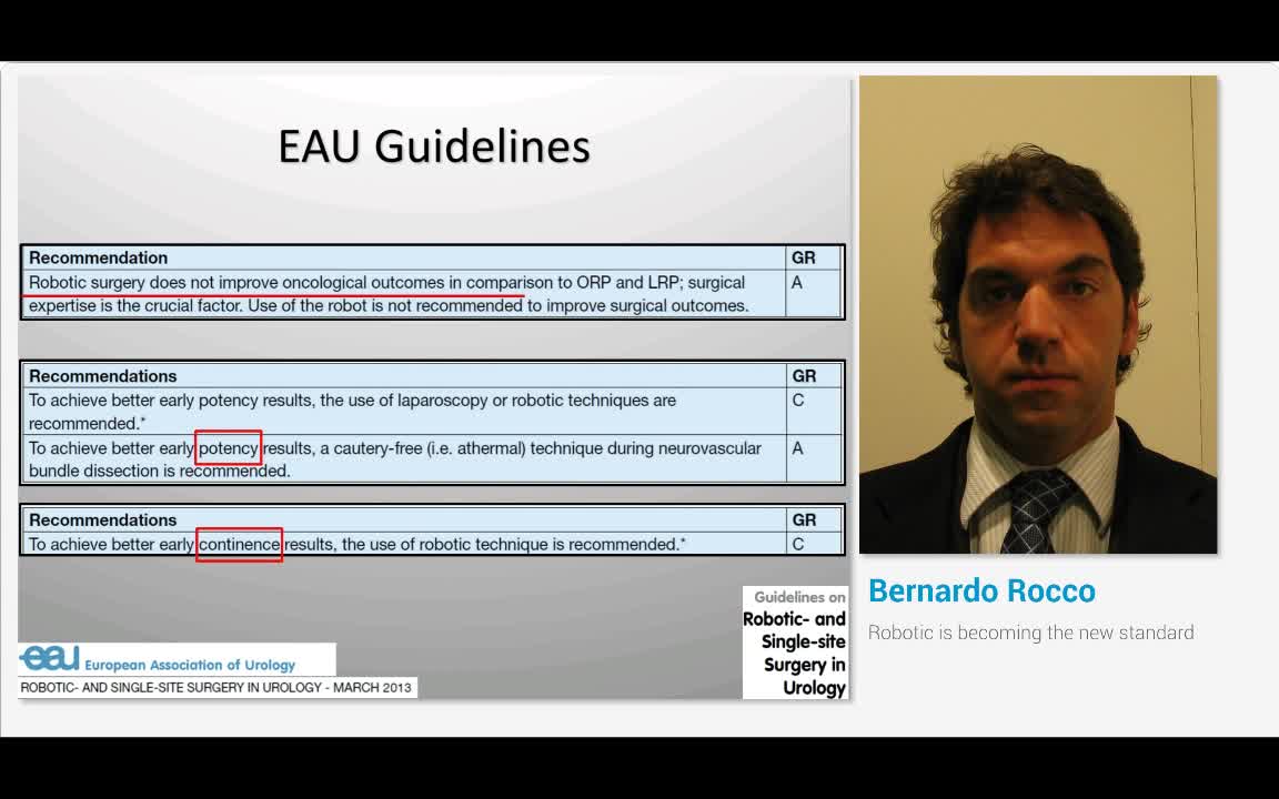 Robotic is becoming the new standard