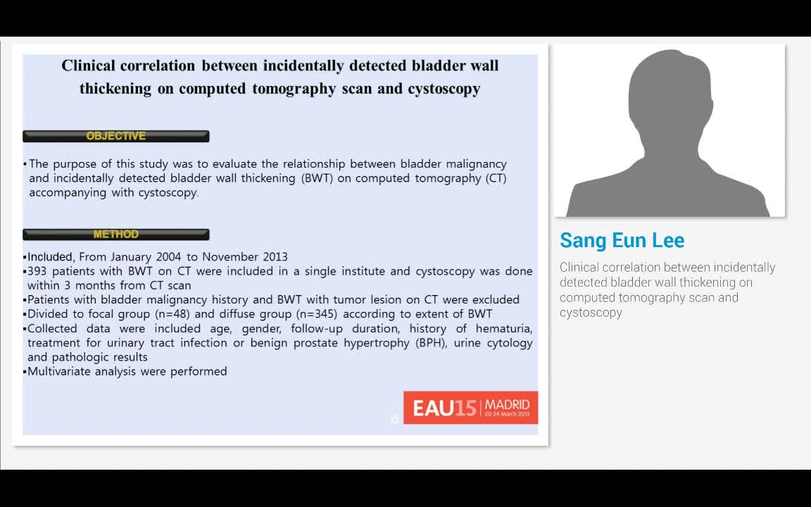 Clinical correlation between incidentally detected bladde..-