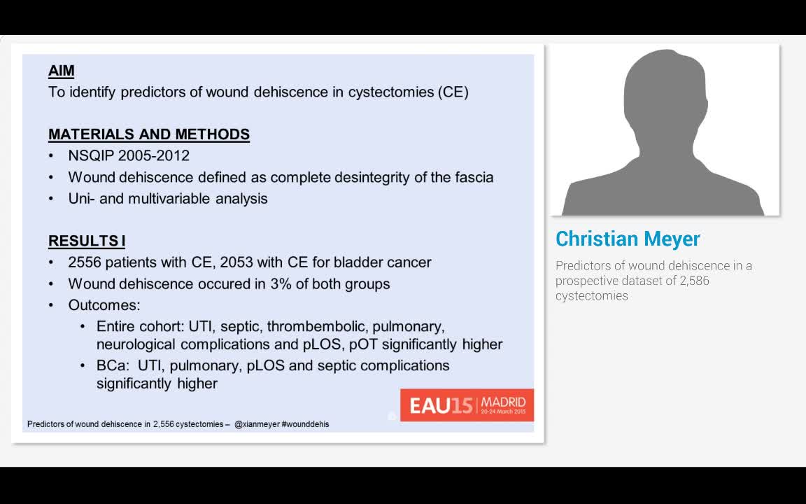 Predictors of wound dehiscence in a prospective dataset o..-