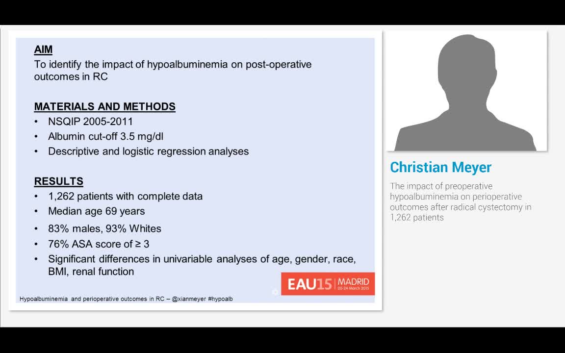 The impact of preoperative hypoalbuminemia on perioperati..-