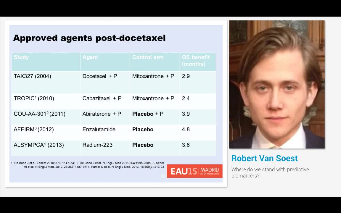 我们在预测性生物标志物方面处于什么位置