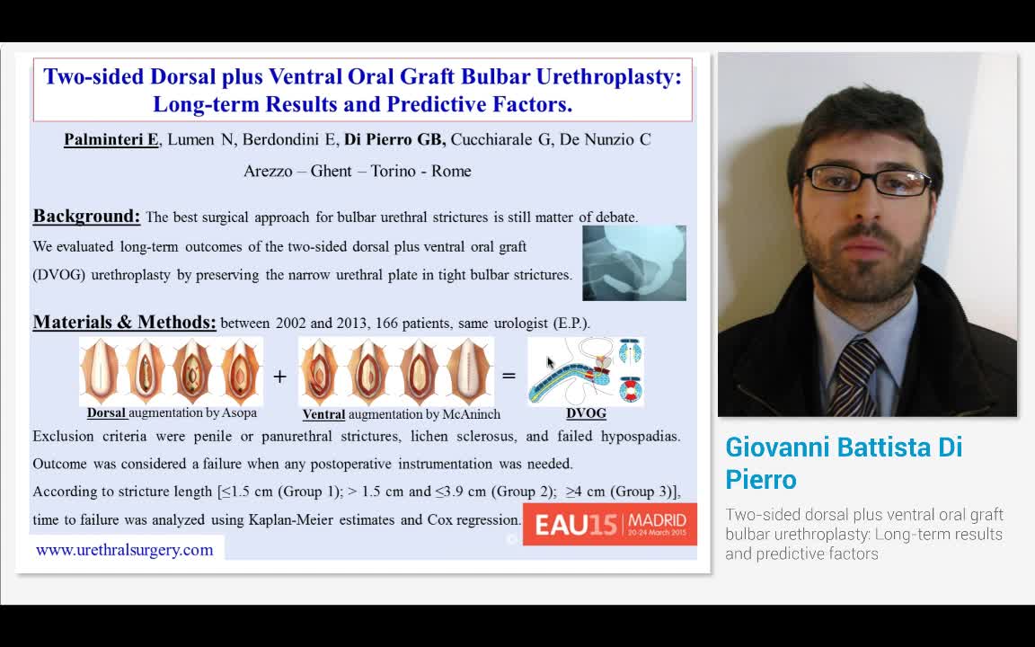 Two-sided dorsal plus ventral oral graft bulbar urethropl..-