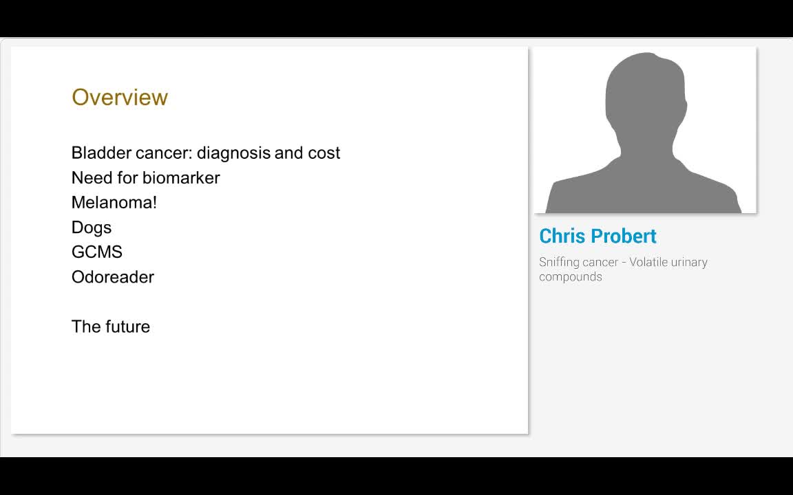嗅探癌症 - 挥发性尿化合物