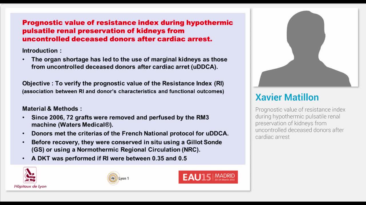 Prognostic value of resistance index during hypothermic p..-