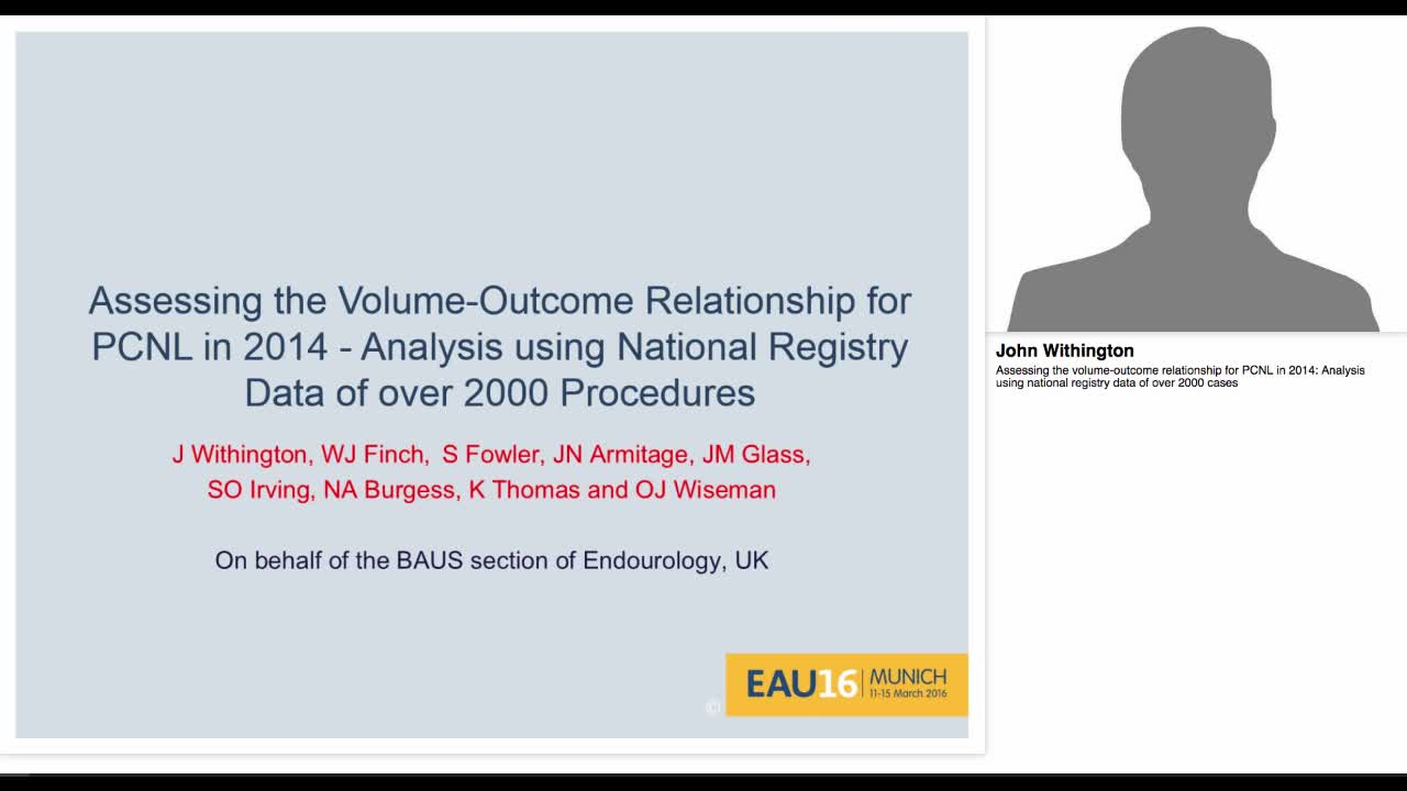Assessing the volume-outcome relationship for PCNL in 201-