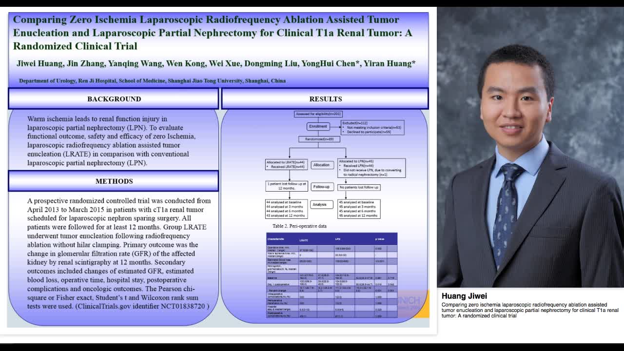 Comparing zero ischemia laparoscopic radiofrequency ablat-