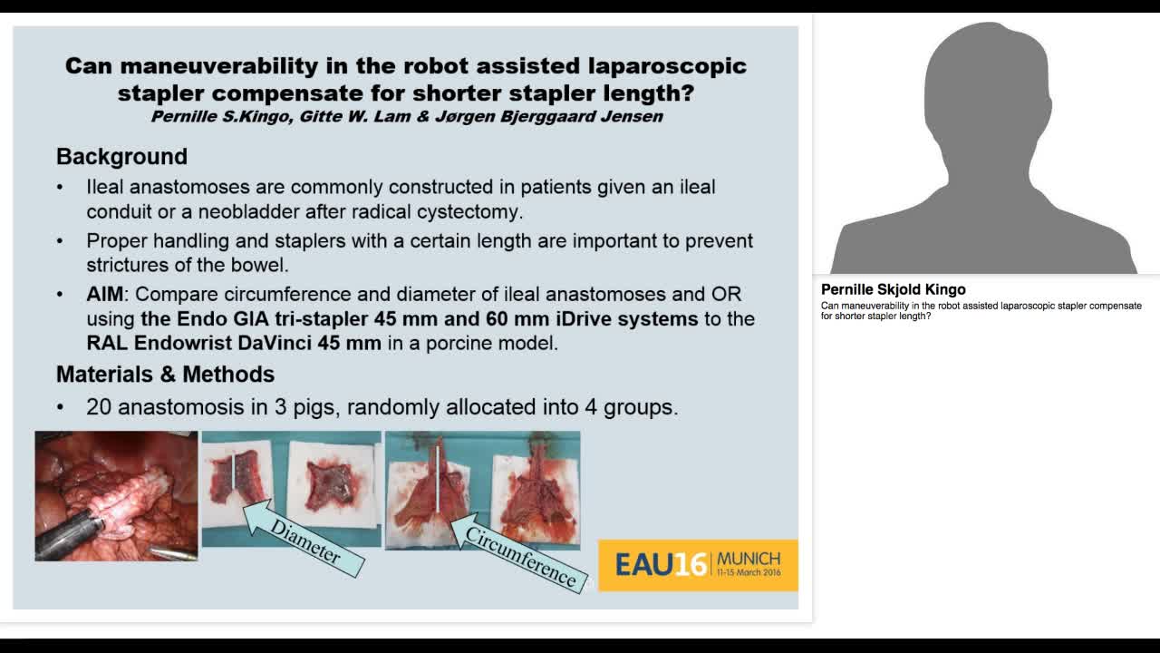 Can maneuverability in the robot assisted laparoscopic st-
