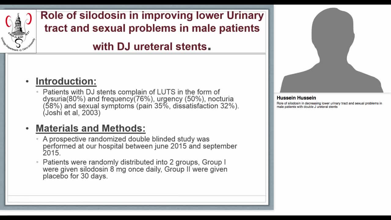 Role of silodosin in decreasing lower urinary tract and s-