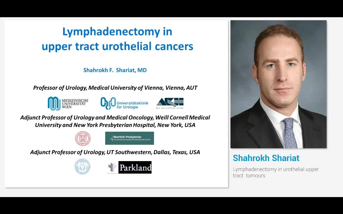 Lymphadenectomy in urothelial upper tract tumours
