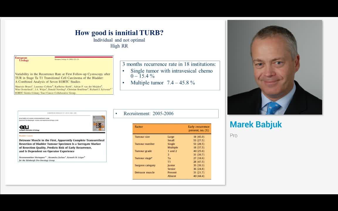 NMIBC, Is a second TUR necessary. Pro