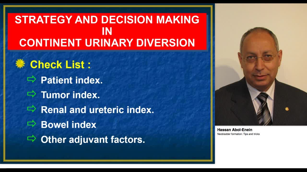 Neobladder formation, Tips and tricks