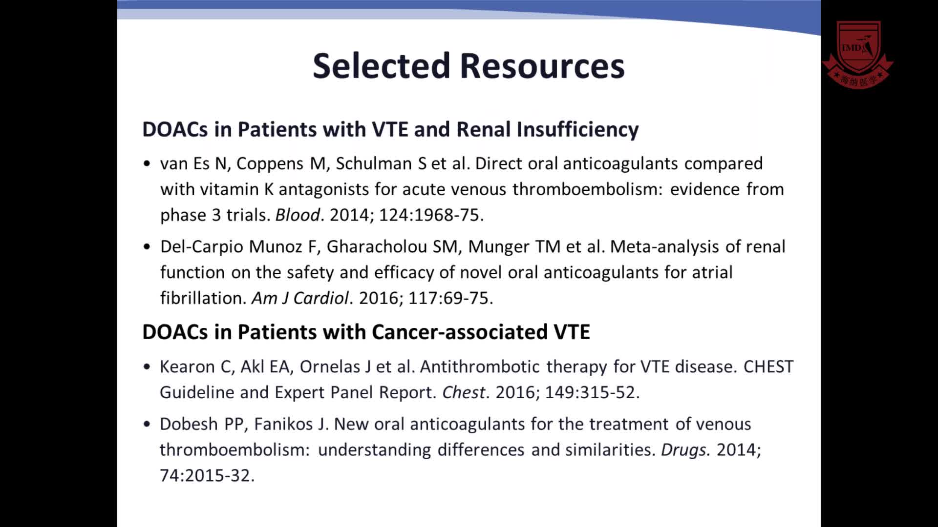 静脉血栓栓塞的临床病例研究_解决特殊患者群体的临床问题11