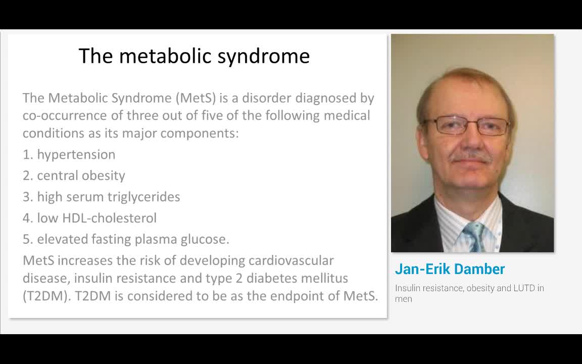 Insulin resistance, obesity and LUTD in men