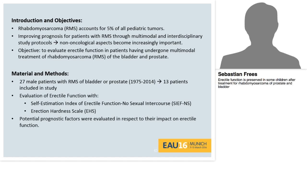 Erectile function is preserved in some children after tre-