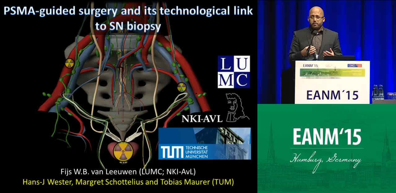 前列腺癌图像引导手术的示踪剂