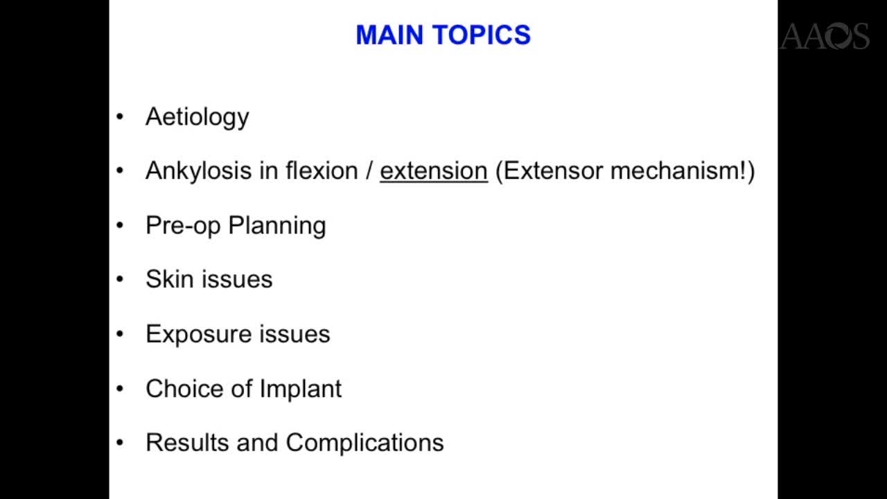 EVERYTHING YoU ALWAYS WANTED TOKNOW ABOUT TKR IN ANKYLOSED KNEE (BUT WERE AFRAID TO ASK)