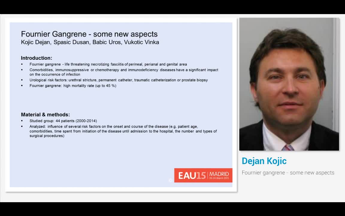 Fournier gangrene - some new aspects