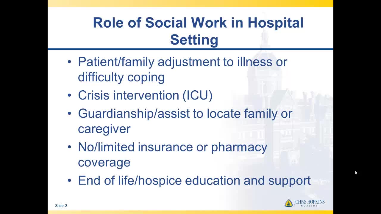 课程7：急症后诊疗及出院计划