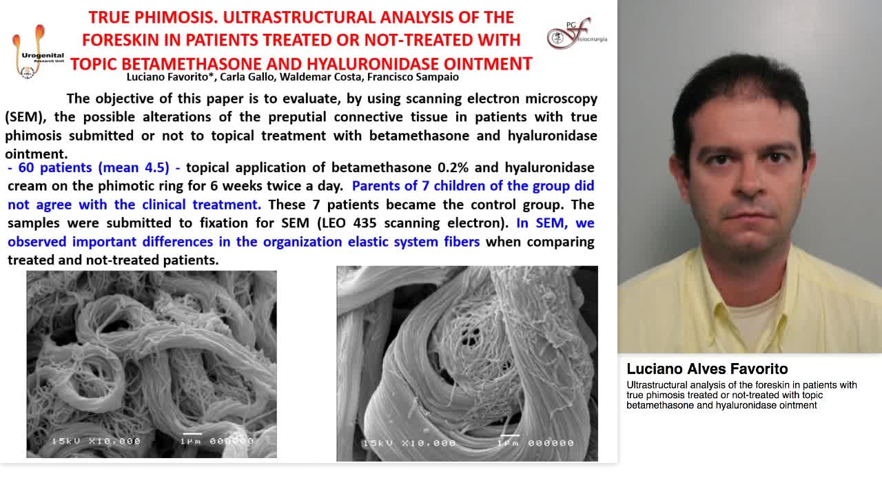 Ultrastructural analysis of the foreskin in patients with-