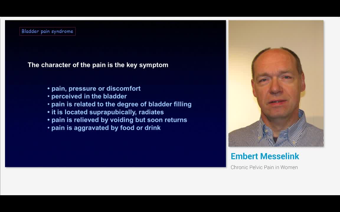 Bladder pain syndrome