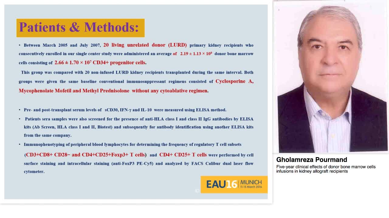 Five-year clinical effects of donor bone marrow cells inf-