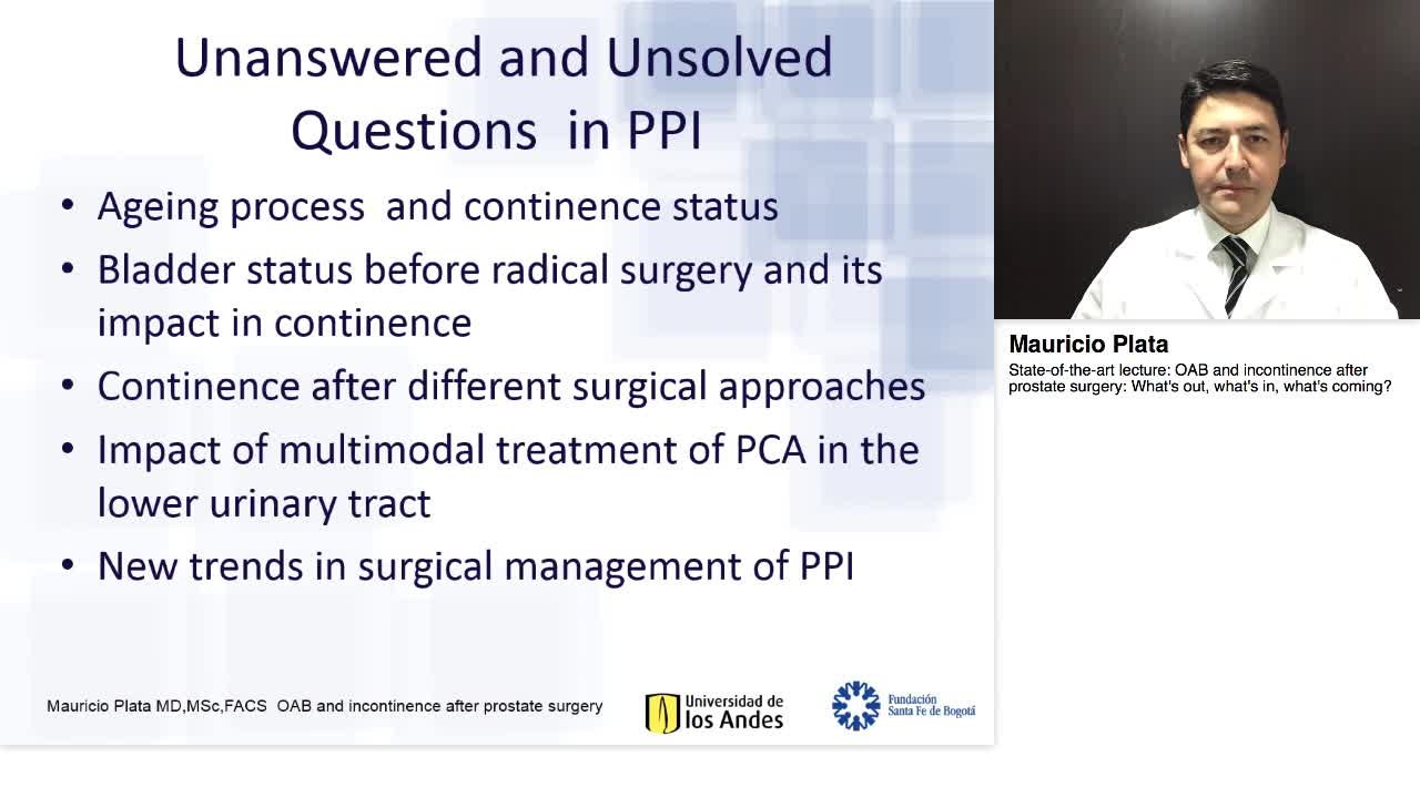 OAB and incontinence after prostate surgery, What's out, -
