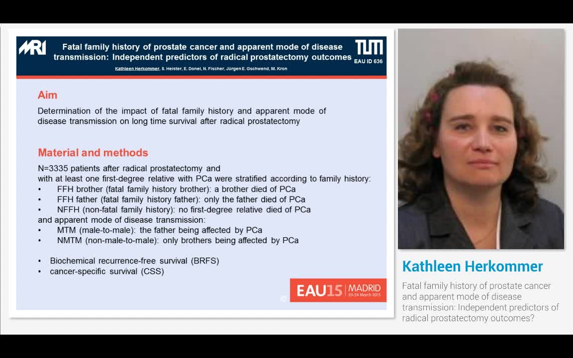 Fatal family history of prostate cancer and apparent mode..-