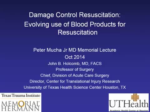 01 Damage Control Resuscitation