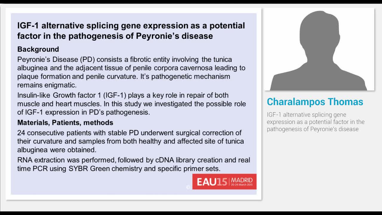 IGF-1 alternative splicing gene expression as a potential..-