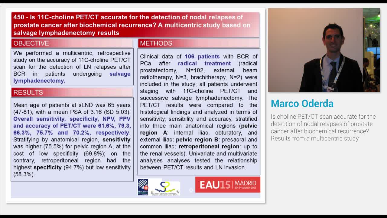 Is choline PET-CT scan accurate for the detection of noda..-