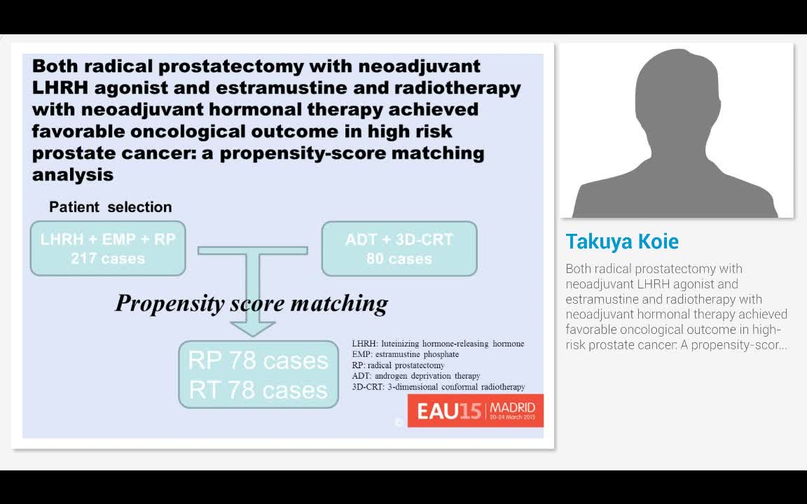 Both radical prostatectomy with neoadjuvant LHRH agonist ..-