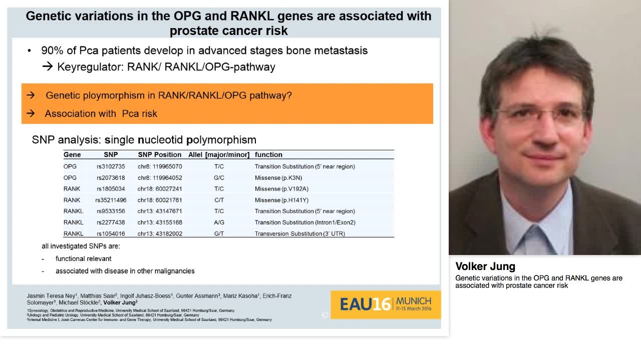 Genetic variations in the OPG and RANKL genes are associa-
