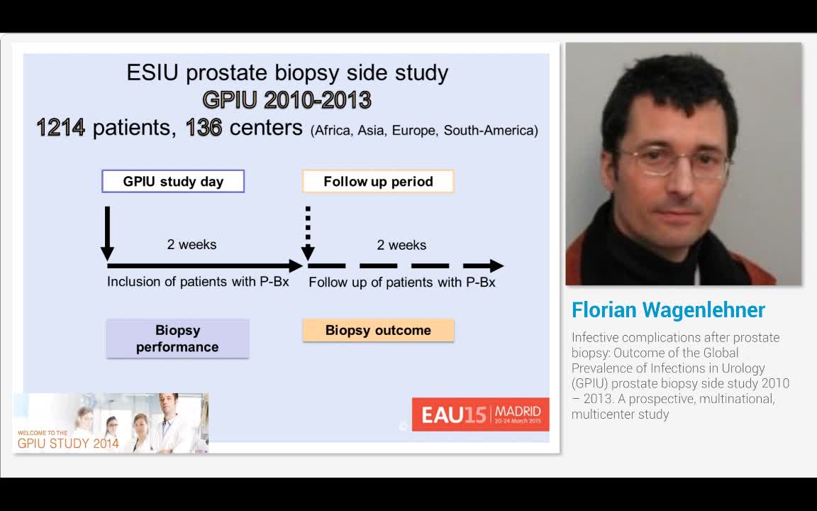 Infective complications after prostate biopsy, Outcome of..-
