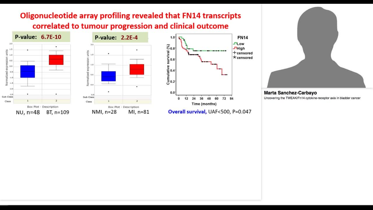 Uncovering the TWEAK-Fn14 cytokine-receptor axis in bladd-