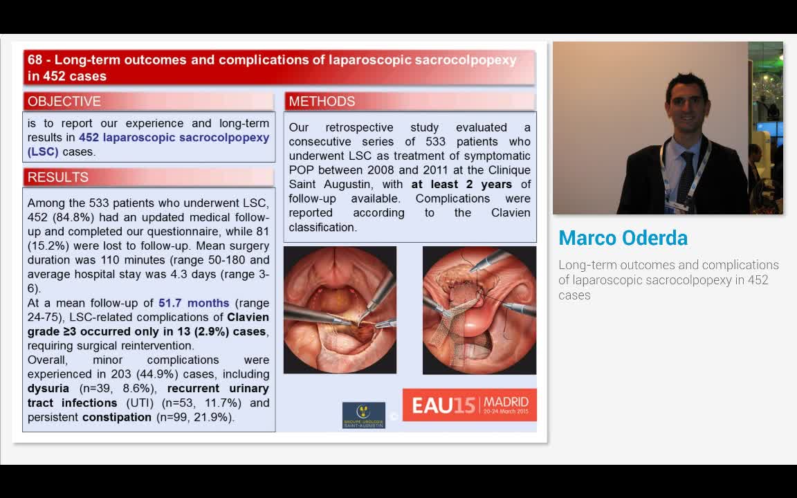 Long-term outcomes and complications of laparoscopic sacr..-