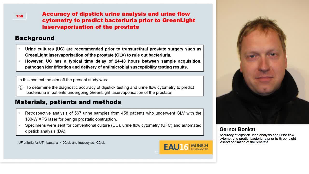 Accuracy of dipstick urine analysis and urine flow cytome-