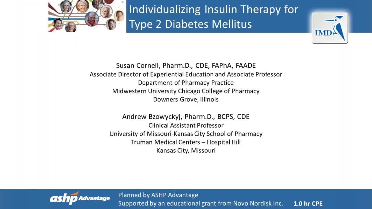 个性化胰岛素治疗2型糖尿病