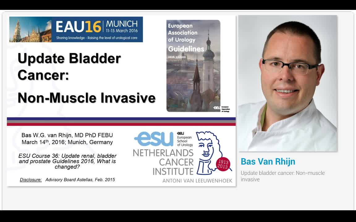 Update bladder cancer, Non-muscle invasive