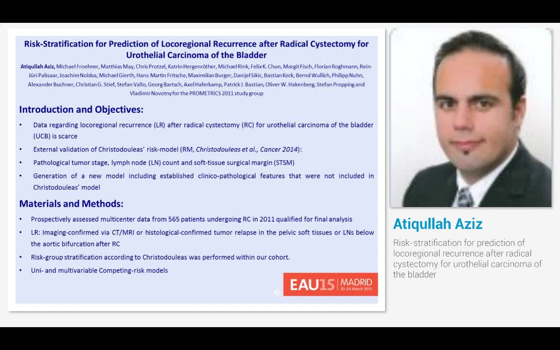 Risk-stratification for prediction of locoregional recurr..-
