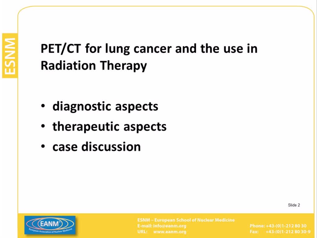 肺癌的PET-CT及其在放射治疗中的应用