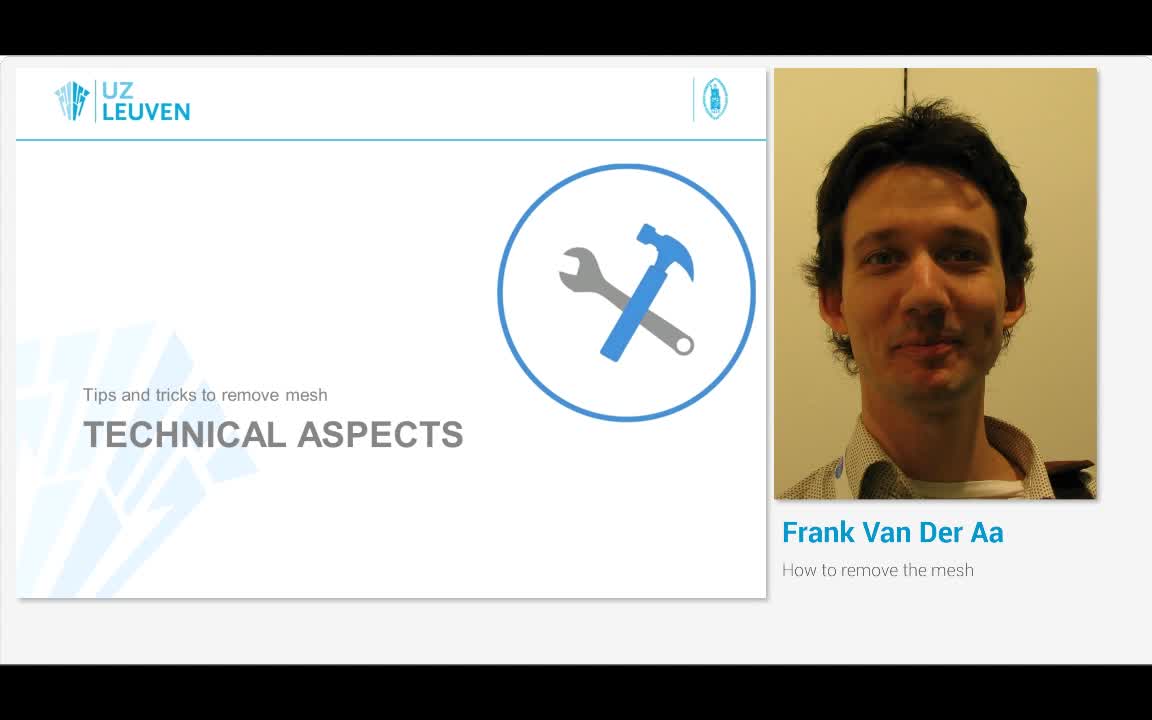 How to remove the mesh